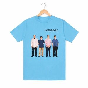 Weezer Blue Album Band Tee Shirt Men’s Small Indie Rock Concert Graphic